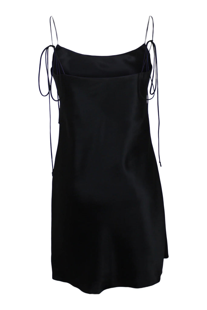 Jacoba Jane Seraphina Silk Satin Mini Dress (Black) - Victoire BoutiqueJacoba JaneDresses Ottawa Boutique Shopping Clothing