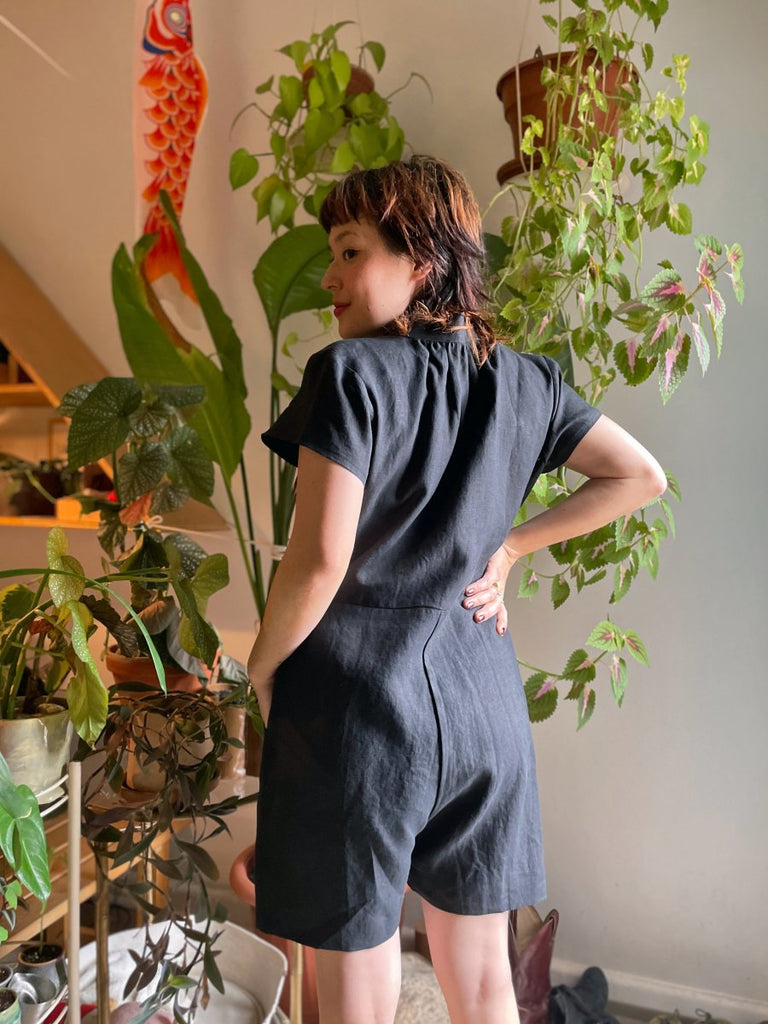 Jennifer Glasgow Eula Jumpsuit (Black) - Victoire BoutiqueJennifer GlasgowRomper Ottawa Boutique Shopping Clothing