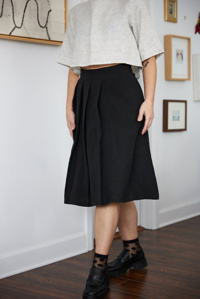 Jennifer Glasgow Galleon Skirt (Black) - Victoire BoutiqueJennifer GlasgowBottoms Ottawa Boutique Shopping Clothing