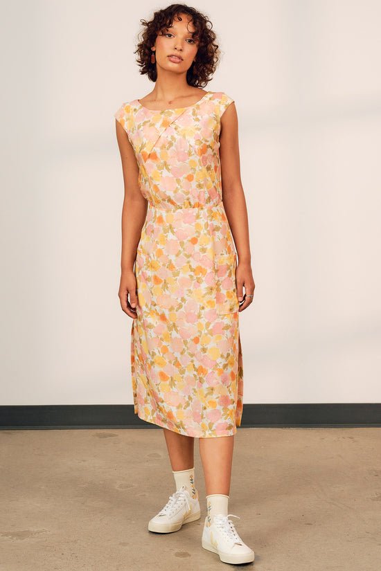 Jennifer Glasgow Marama Dress (Floral or Cream Check) - Victoire BoutiqueJennifer GlasgowDresses Ottawa Boutique Shopping Clothing
