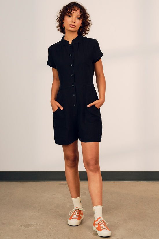Jennifer Glasgow Thalassa Jumpsuit (Black) - Victoire BoutiqueJennifer GlasgowDresses Ottawa Boutique Shopping Clothing