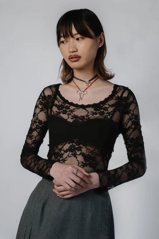 Kara Yoo Maisie Necklace (Raw Silk & Silver) - Victoire BoutiqueKara YooNecklace Ottawa Boutique Shopping Clothing
