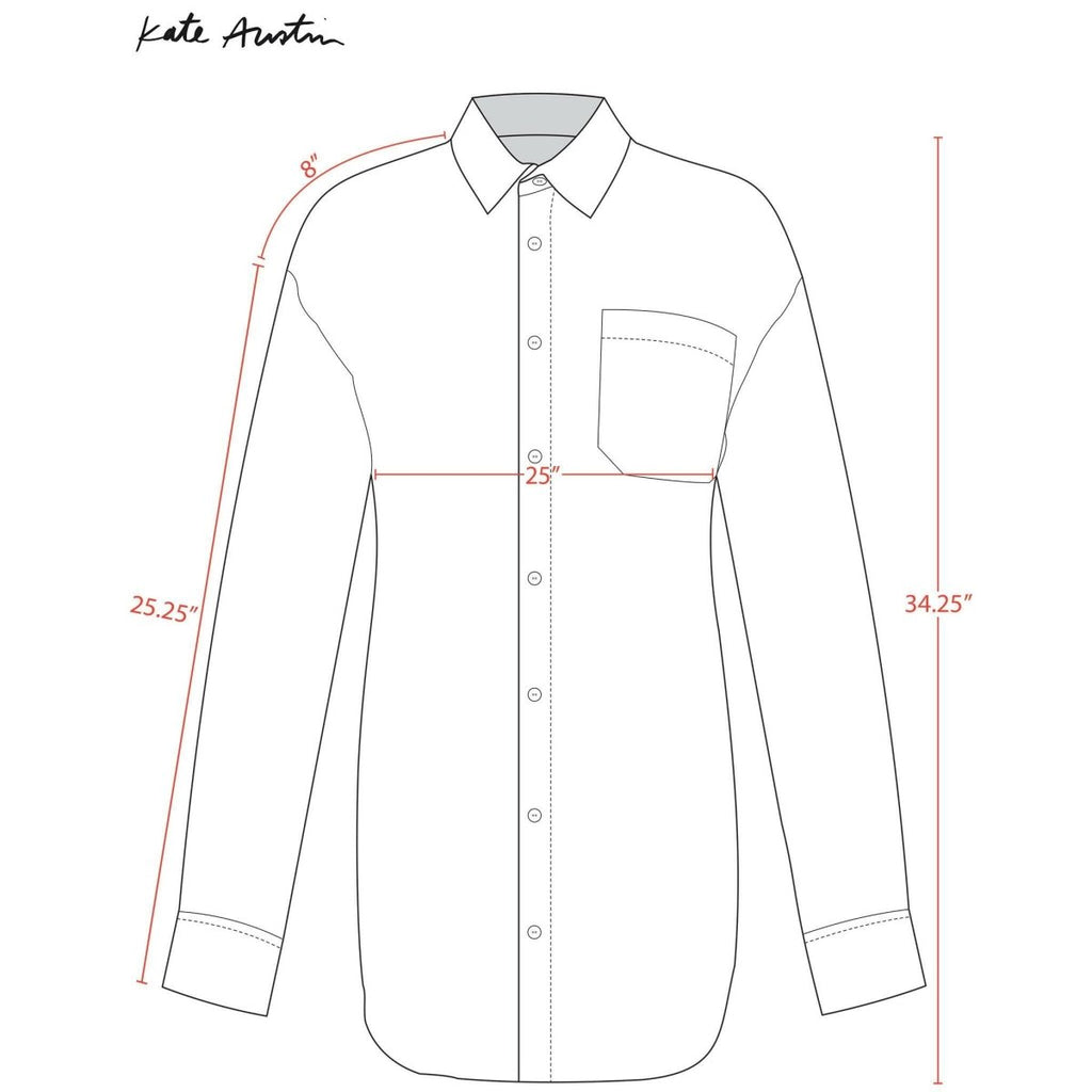 Kate Austin Designs Claude Shirt (Black & White Wavy Stripe) - Victoire BoutiqueKate Austin DesignsTops Ottawa Boutique Shopping Clothing