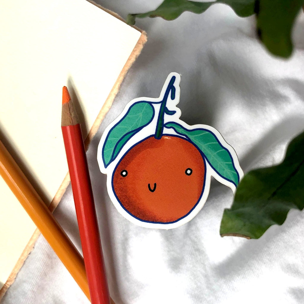 Kitaroo Happy Clementine Sticker - Victoire BoutiqueKitaroo Artstickers Ottawa Boutique Shopping Clothing