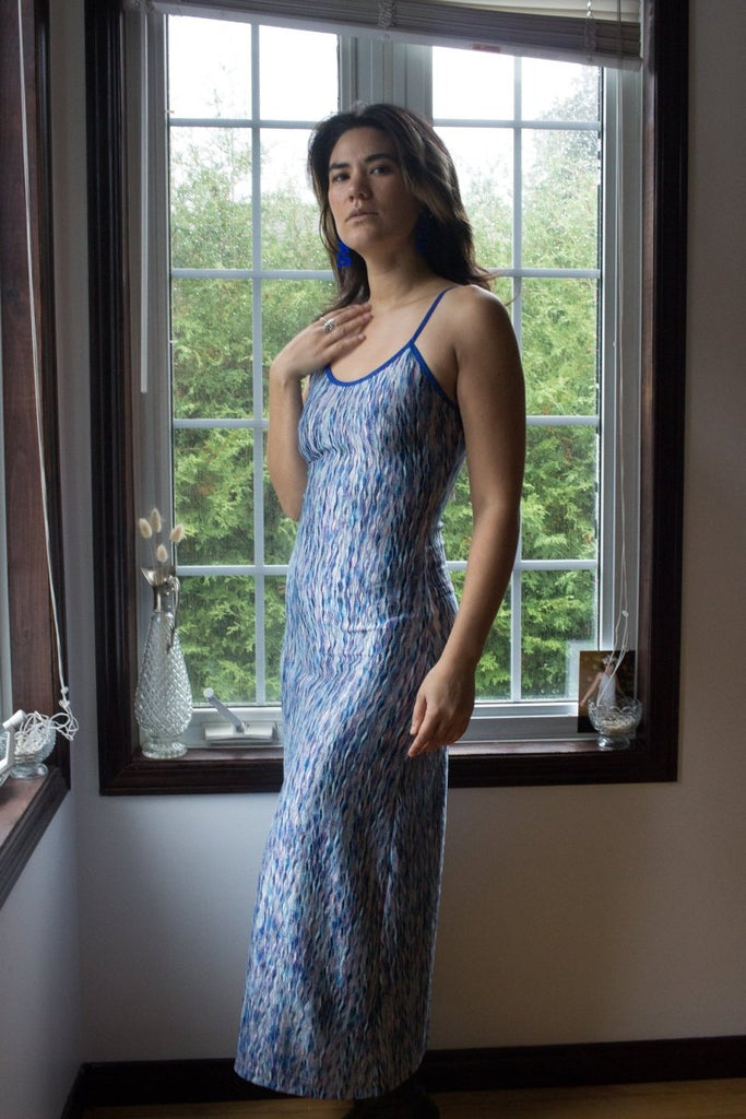 KSLAM Naomi Dress (Blue) - Victoire BoutiqueKSLAMDresses Ottawa Boutique Shopping Clothing