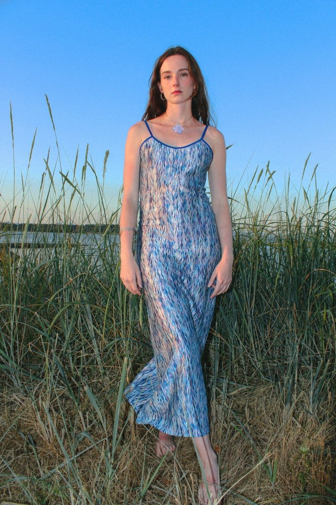 KSLAM Naomi Dress (Blue) - Victoire BoutiqueKSLAMDresses Ottawa Boutique Shopping Clothing