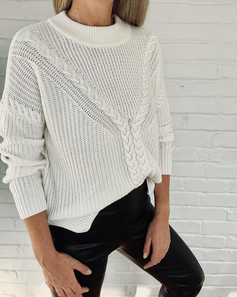 Lele de Baltzac Kokino Sweater (Eggshell) - Victoire BoutiqueLele de BaltzacTops Ottawa Boutique Shopping Clothing