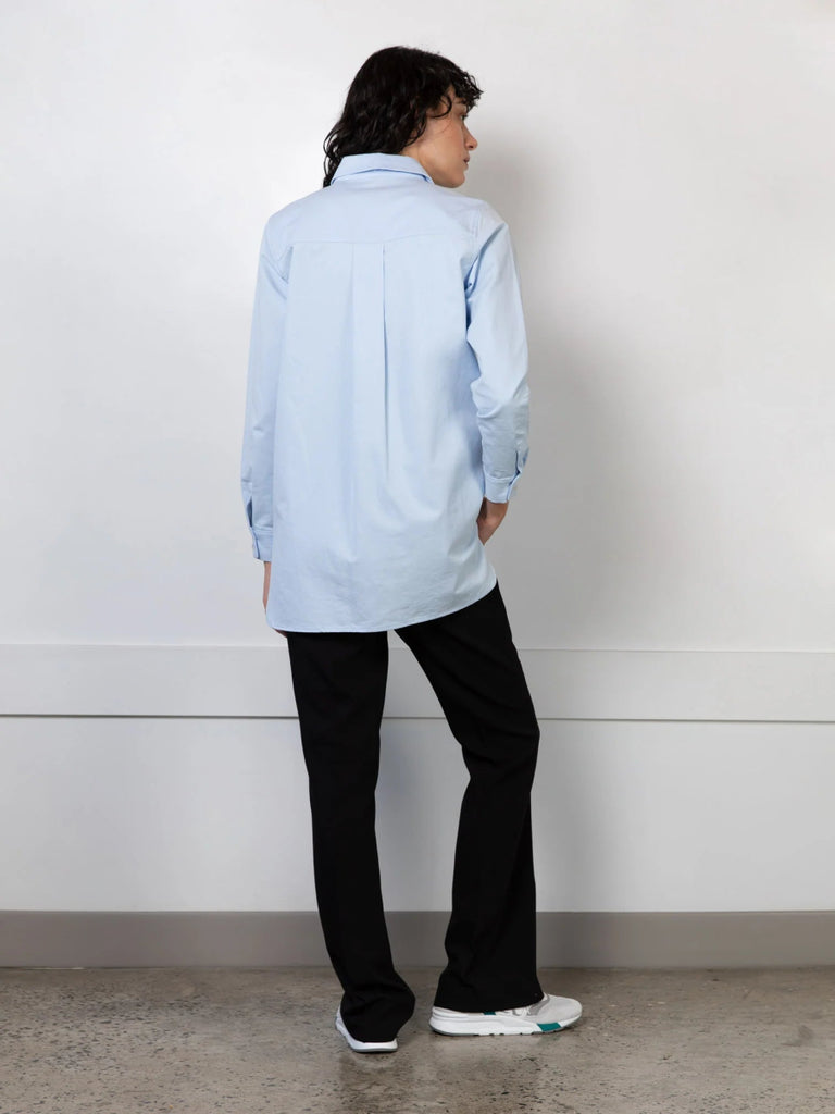 Lepidoptere Anouk Shirt (Blue Sky) - Victoire BoutiqueLepidoptereTops Ottawa Boutique Shopping Clothing