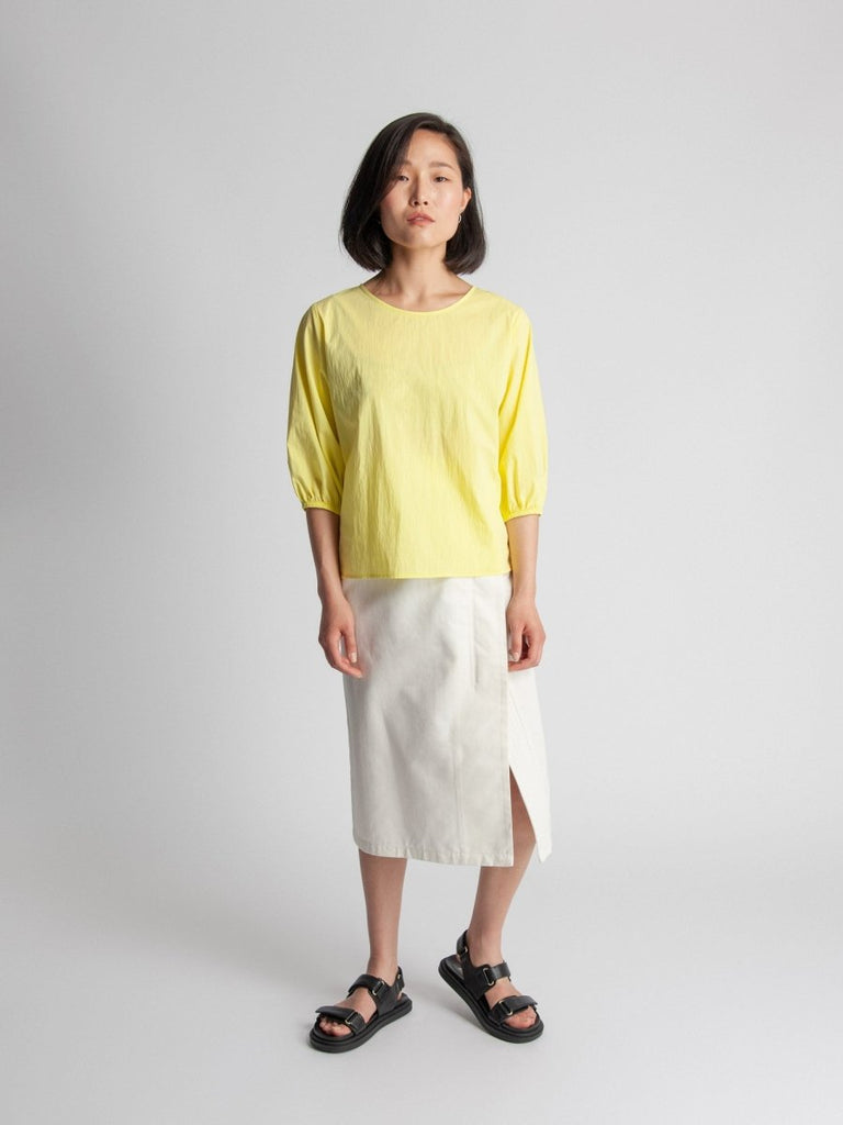 Lepidoptere Capucine Top (Yellow) - Victoire BoutiqueLepidoptereTops Ottawa Boutique Shopping Clothing