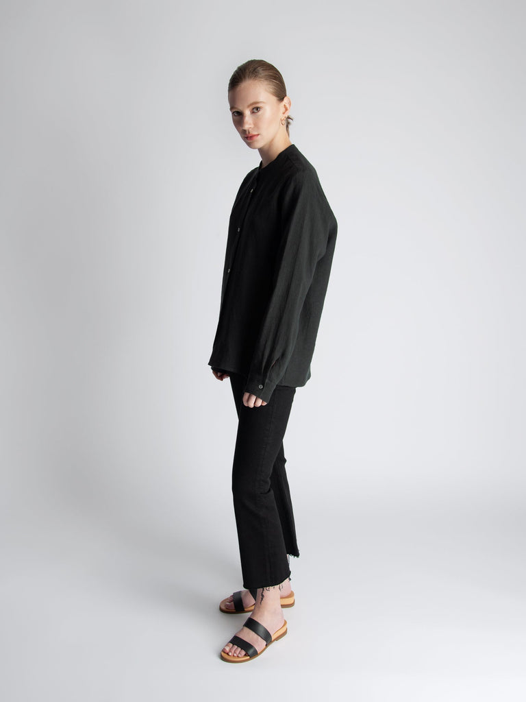 Lepidoptere Daphne Shirt (Black) - Victoire BoutiqueLepidoptereTops Ottawa Boutique Shopping Clothing