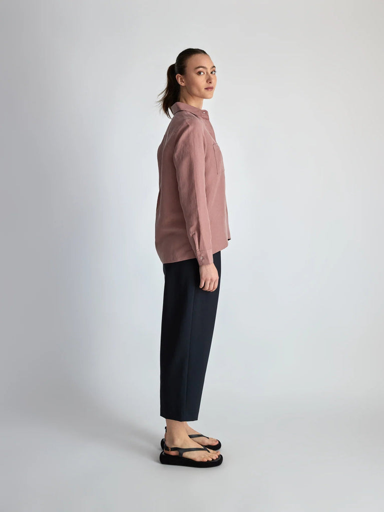 Lepidoptere Denise Shirt (Dusty Pink) - Victoire BoutiqueLepidoptereTops Ottawa Boutique Shopping Clothing