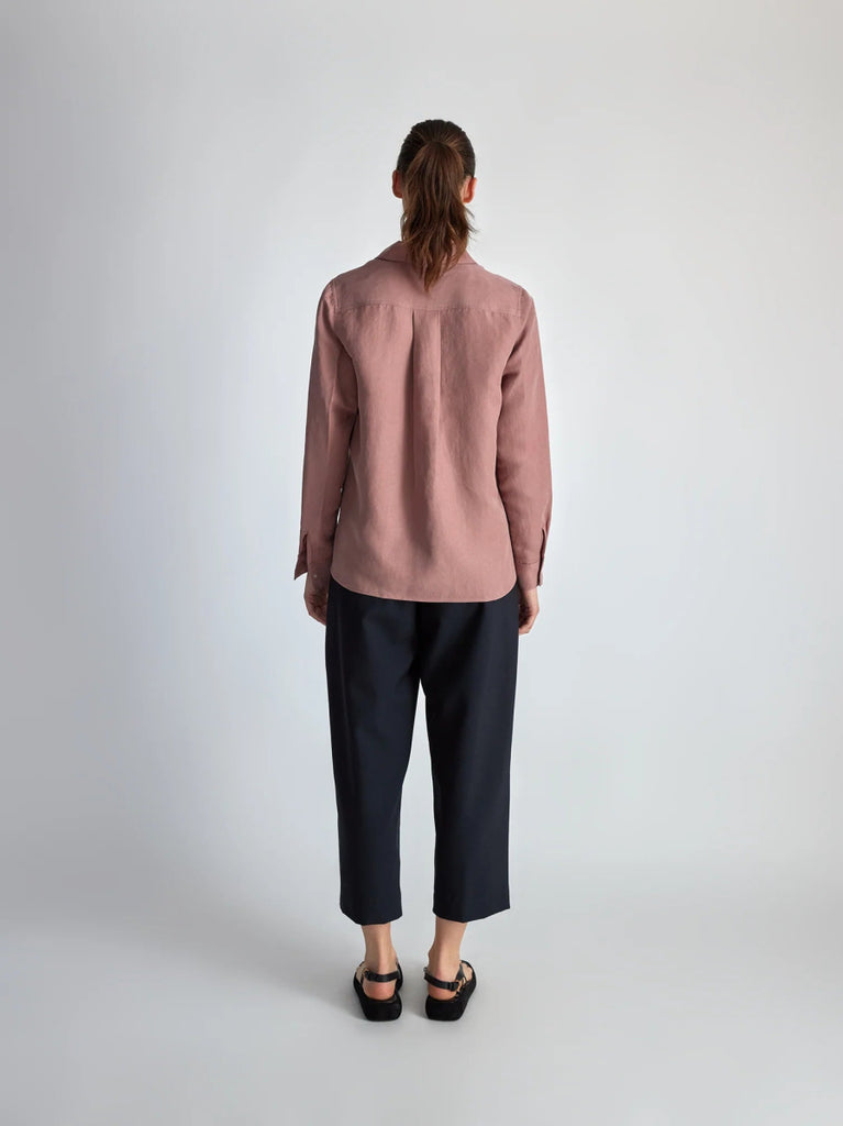 Lepidoptere Denise Shirt (Dusty Pink) - Victoire BoutiqueLepidoptereTops Ottawa Boutique Shopping Clothing