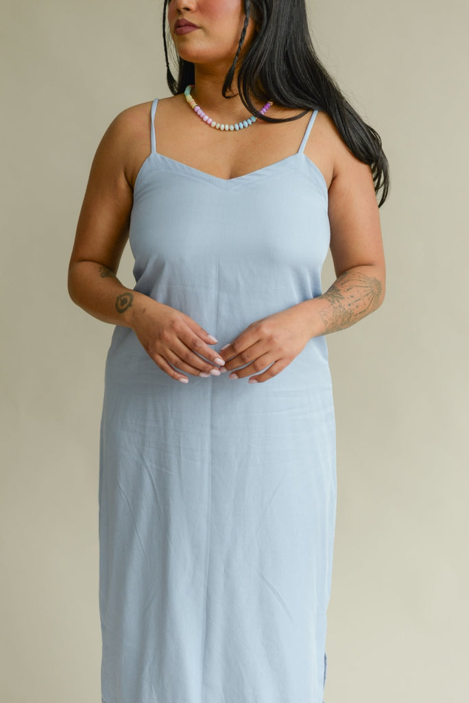 Lights Of All Slip Dress (Pale Blue) - Victoire BoutiqueLights of AllDresses Ottawa Boutique Shopping Clothing