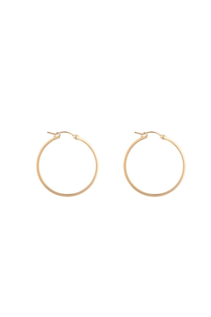 Lisbeth Denude Hoops (Gold) - Victoire BoutiqueLisbeth JewelryEarrings Ottawa Boutique Shopping Clothing