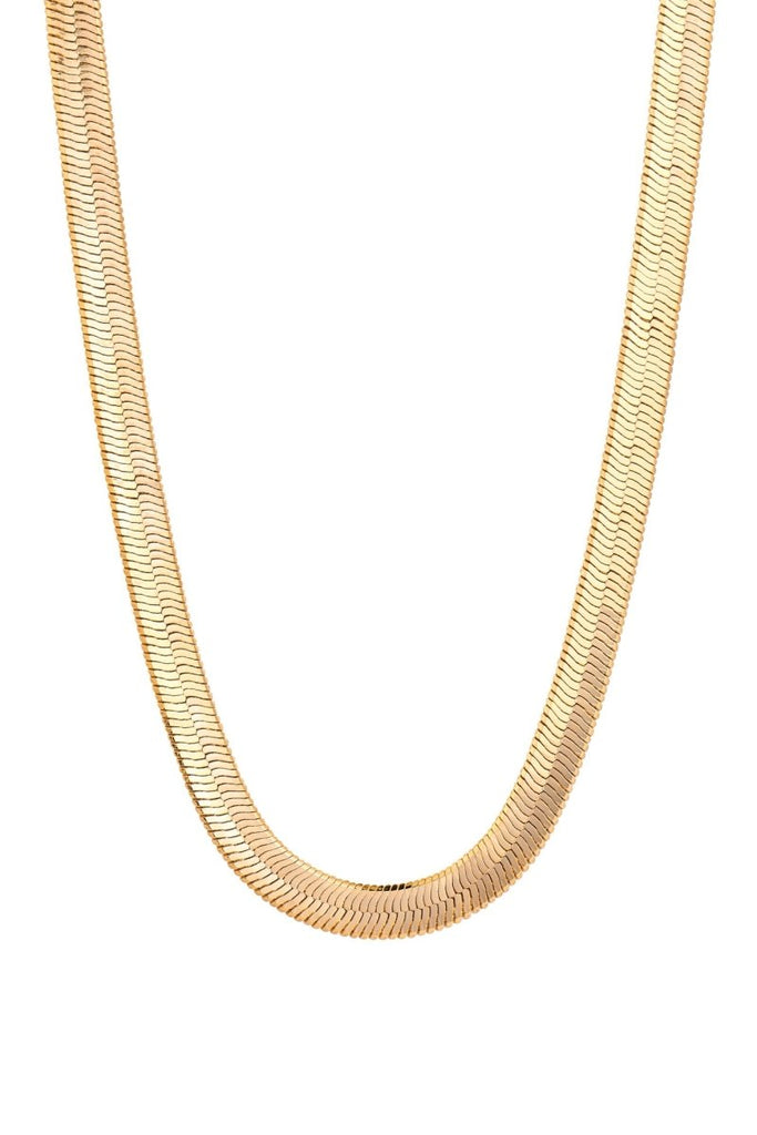 Lisbeth Herringbone XL Necklace - Victoire BoutiqueLisbeth JewelryNecklaces Ottawa Boutique Shopping Clothing