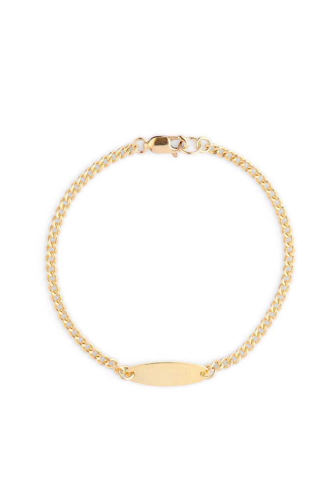 Lisbeth ID Bracelet (Gold) - Victoire BoutiqueLisbeth JewelryBracelets Ottawa Boutique Shopping Clothing