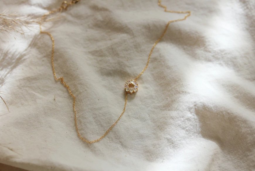 Little Gold Aglow Necklace - Victoire BoutiqueLittle GoldNecklaces Ottawa Boutique Shopping Clothing