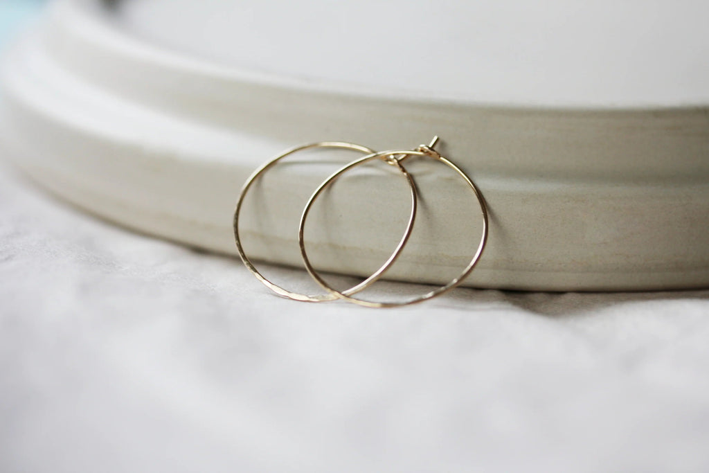Little Gold Ani Hoops - Victoire BoutiqueLittle GoldEarrings Ottawa Boutique Shopping Clothing