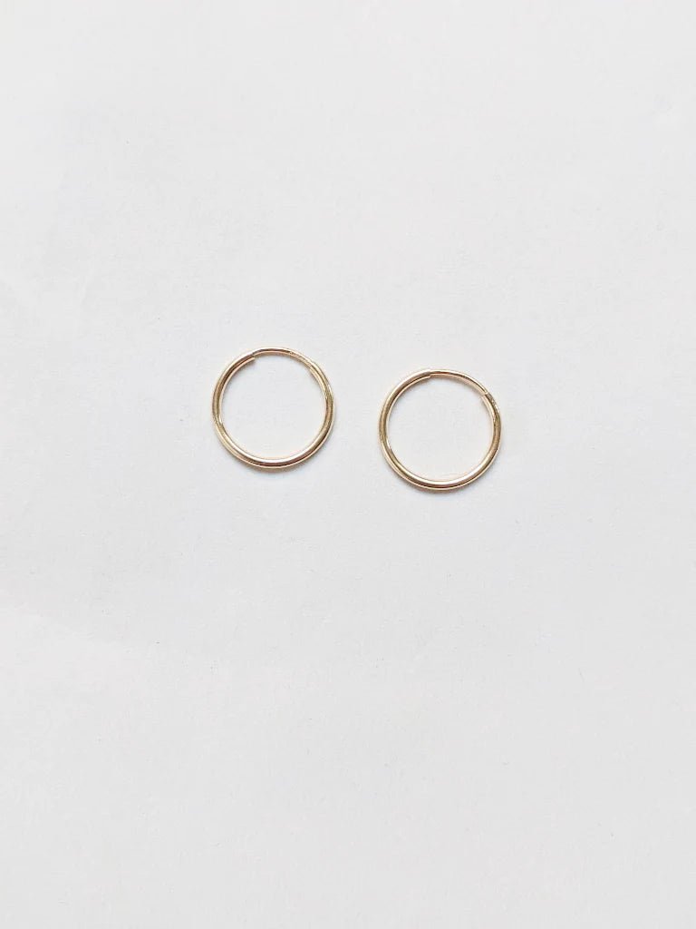 Little Gold Classic Hoops - Victoire BoutiqueLittle GoldEarrings Ottawa Boutique Shopping Clothing