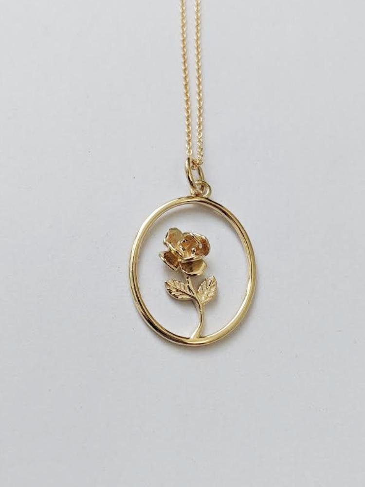 Little Gold Magic Rose Necklace - Victoire BoutiqueLittle GoldNecklaces Ottawa Boutique Shopping Clothing