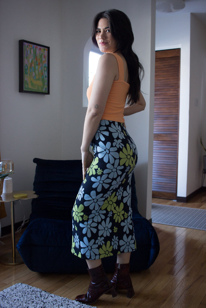 Marigold Garance Skirt (Flowers) - Victoire BoutiqueMarigoldbottoms Ottawa Boutique Shopping Clothing