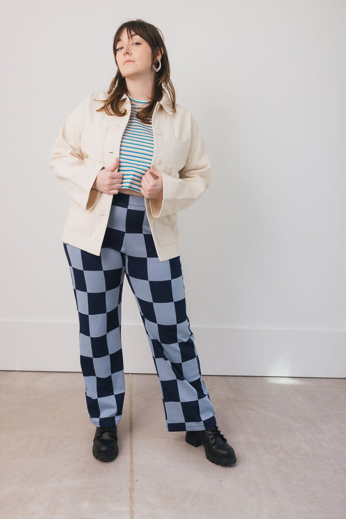 Marigold Simon Pants (Checkers) - Victoire BoutiqueMarigoldbottoms Ottawa Boutique Shopping Clothing