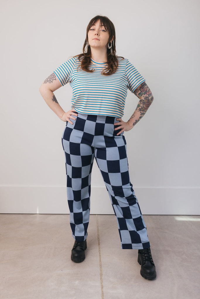 Marigold Simon Pants (Checkers) - Victoire BoutiqueMarigoldbottoms Ottawa Boutique Shopping Clothing