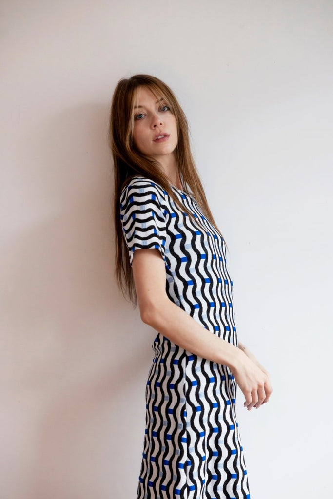 Marigold Trudy Dress (Waves) - Victoire BoutiqueMarigoldDresses Ottawa Boutique Shopping Clothing