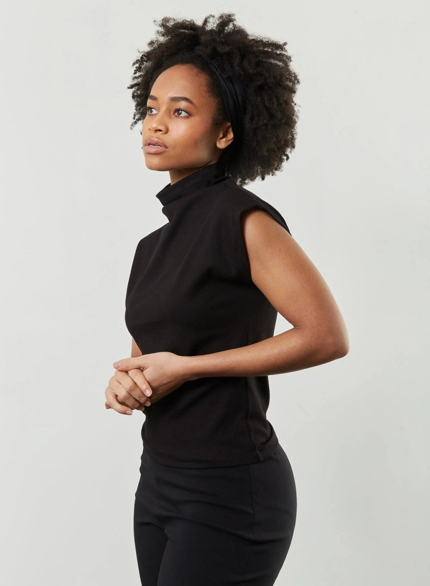 Meg Sleeveless Skinny Top Black Victoire Boutique Dresses Meg by Megan Kinney Victoire Boutique ethical sustainable boutique shopping