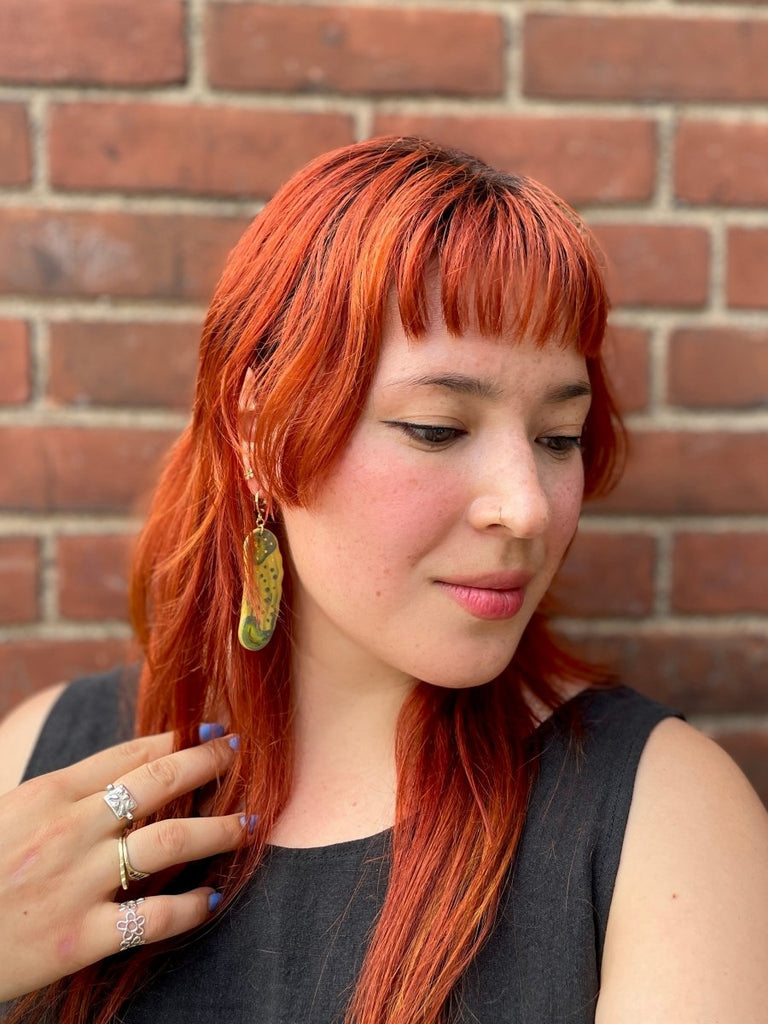 Meghan MacWhirter Pickle Earrings - Victoire BoutiqueMeghan MacWhirterEarrings Ottawa Boutique Shopping Clothing
