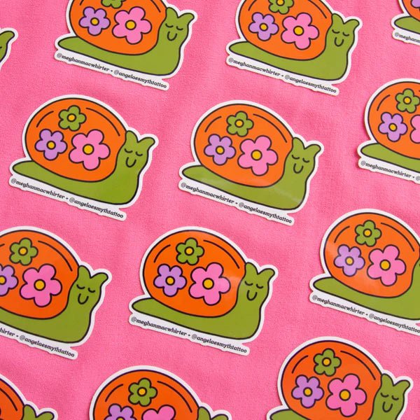Meghan MacWhirter Stickers (Cow or Snail) - Victoire BoutiqueMeghan MacWhirterStickers Ottawa Boutique Shopping Clothing