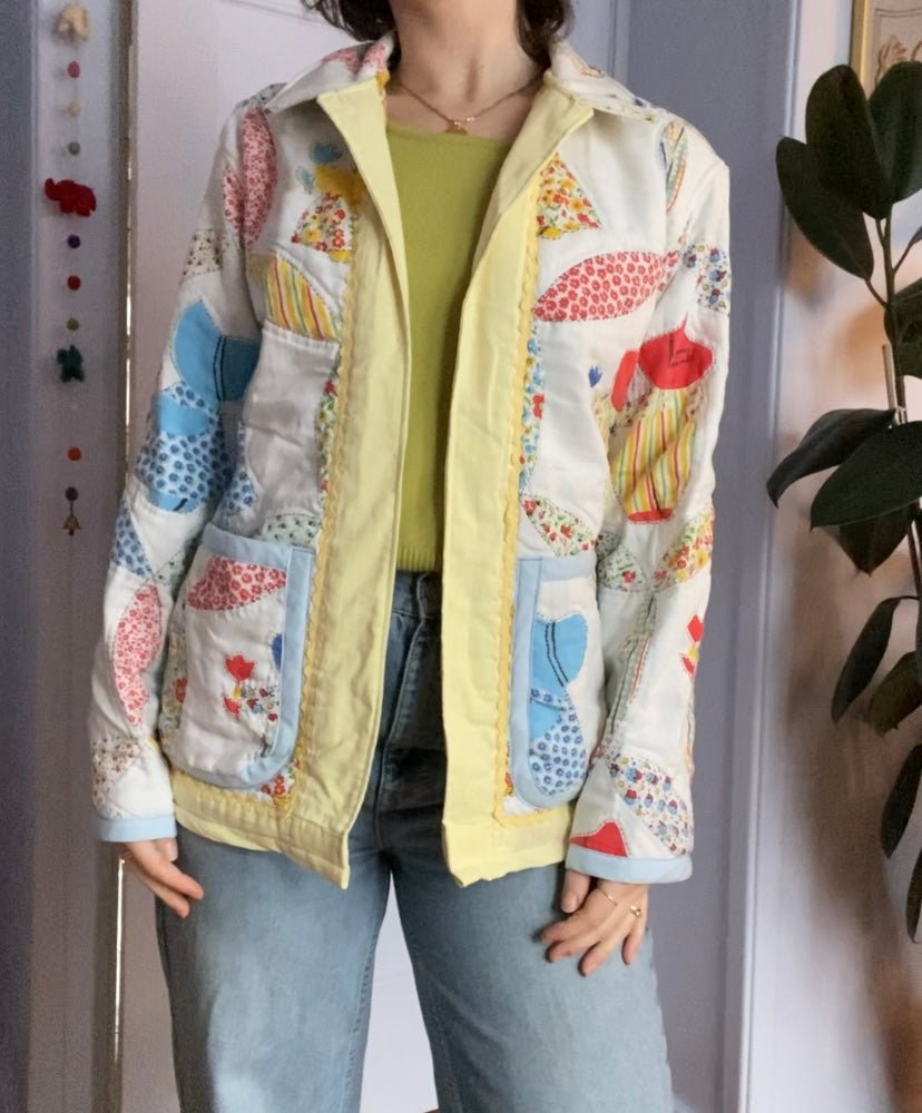 Middle Sister Co. Garden Babes Antique Quilted Coat - Victoire BoutiqueMiddle Sister Co.Outerwear Ottawa Boutique Shopping Clothing