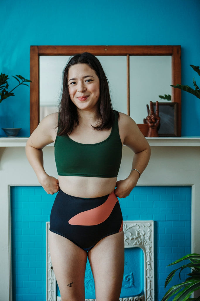 Minnow Bathers Bosso Top - Green (Online Exclusive) - Victoire BoutiqueMinnow bathersBathing Suit Ottawa Boutique Shopping Clothing