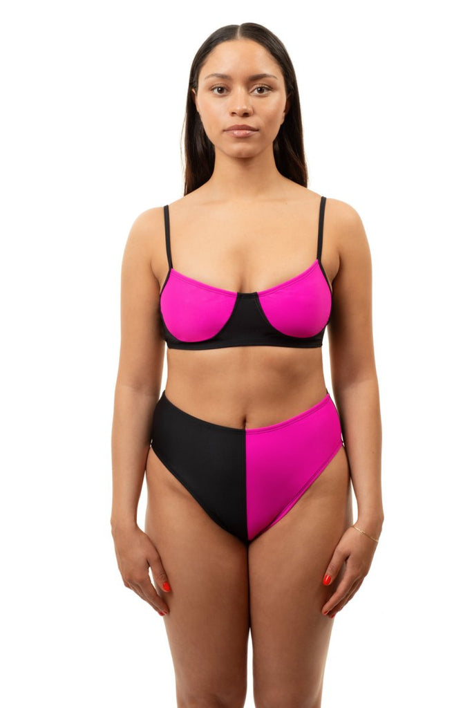 Minnow Bathers Lauper Bottoms (Pink/Black) - Victoire BoutiqueMinnow BathersBathing Suit Ottawa Boutique Shopping Clothing