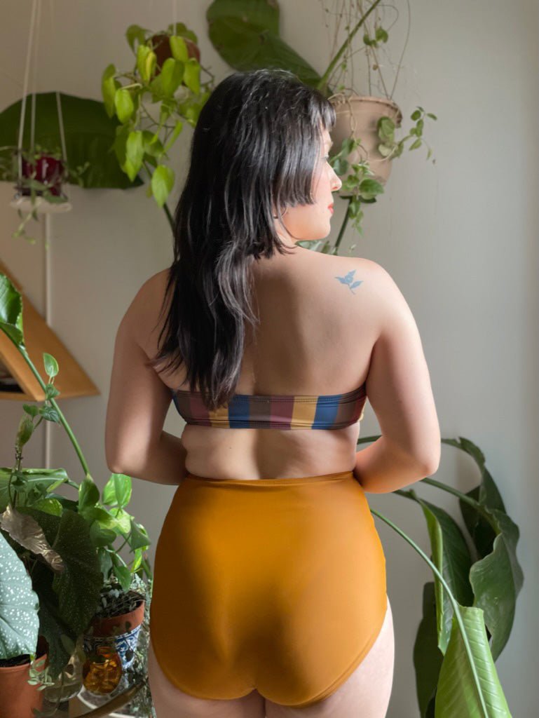 Minnow Bathers Marianne Bottoms (Yellow) - Victoire Boutique - Bathing Suit  - Minnow Bathers - Victoire Boutique - ethical sustainable boutique  shopping Ottawa made in Canada