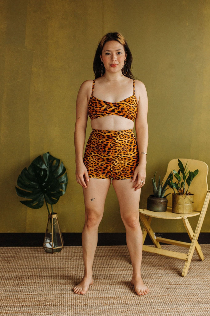 Minnow Bathers Ocelot Short (Cheetah) - Victoire BoutiqueMinnow BathersBathing Suit Ottawa Boutique Shopping Clothing