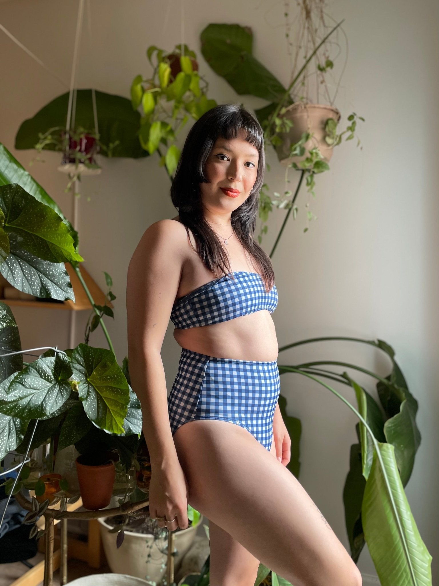 Minnow Bathers Soleil Top (Gingham) - Victoire Boutique - Bathing Suit -  Minnow Bathers - Victoire Boutique - ethical sustainable boutique shopping  Ottawa made in Canada