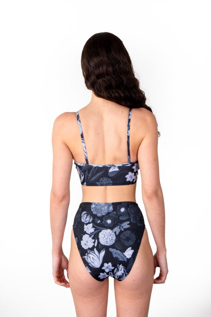 Minnow Bathers Tulip Top (Black & White Blossom) - Victoire BoutiqueMinnow BathersBathing Suit Ottawa Boutique Shopping Clothing