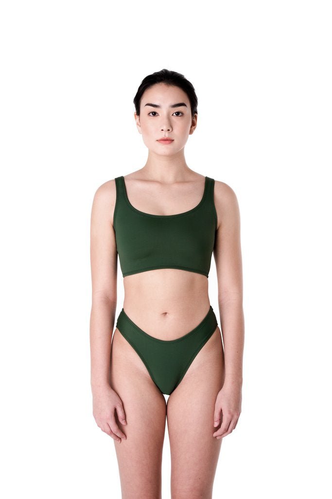 Minnow Bathers Zip Bottoms (Green) - Victoire BoutiqueMinnow BathersBathing Suit Ottawa Boutique Shopping Clothing