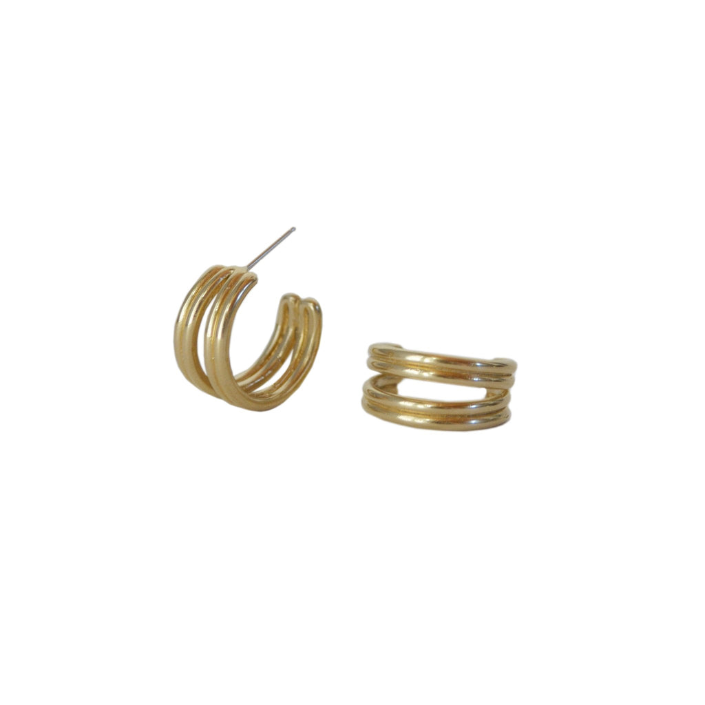 Natalie Joy Divide Hoops (Small) - Victoire BoutiqueNatalie JoyEarrings Ottawa Boutique Shopping Clothing