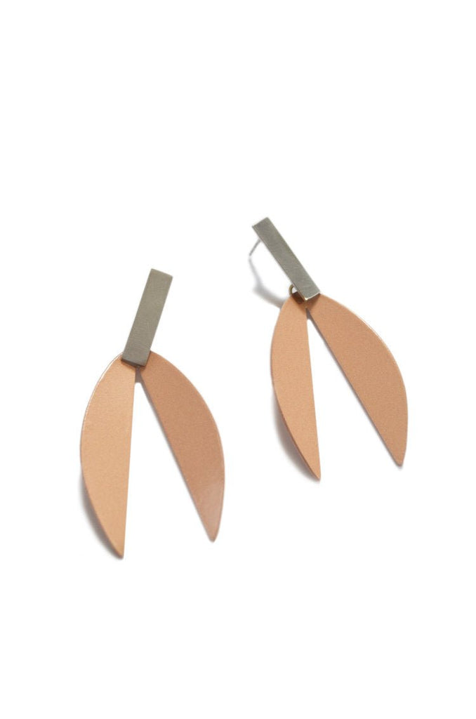 Natalie Joy Lotus Earrings (Silly Putty/Silver) - Victoire BoutiqueNatalie JoyEarrings Ottawa Boutique Shopping Clothing