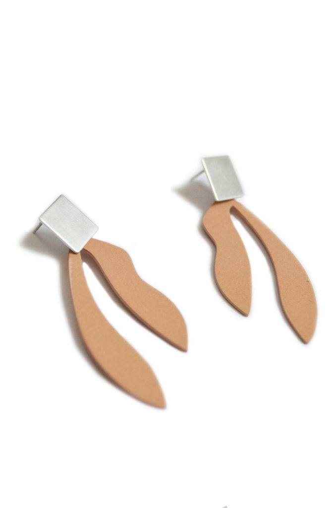 Natalie Joy Palm Earrings (Silly Putty) - Victoire BoutiqueNatalie JoyEarrings Ottawa Boutique Shopping Clothing