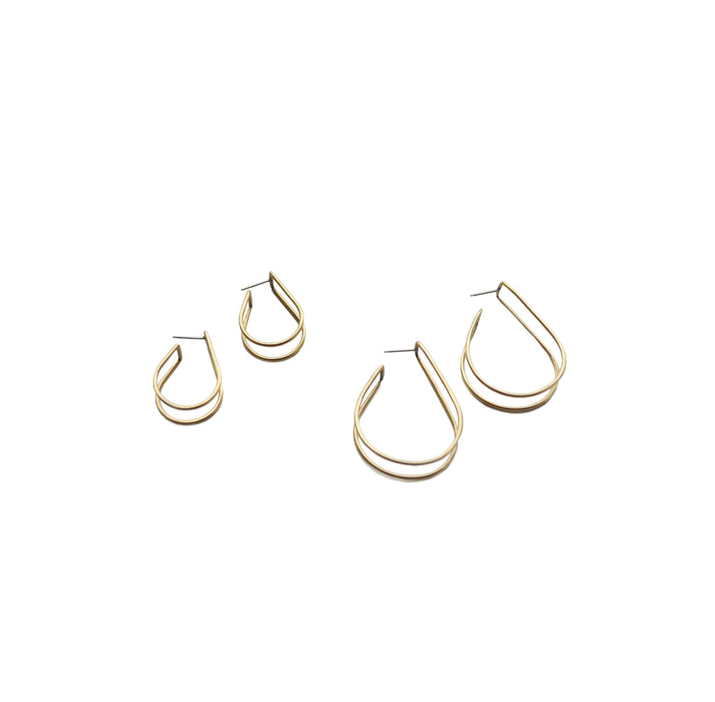 Natalie Joy Teardrop Cage Hoops (Small) - Victoire BoutiqueNatalie JoyEarrings Ottawa Boutique Shopping Clothing