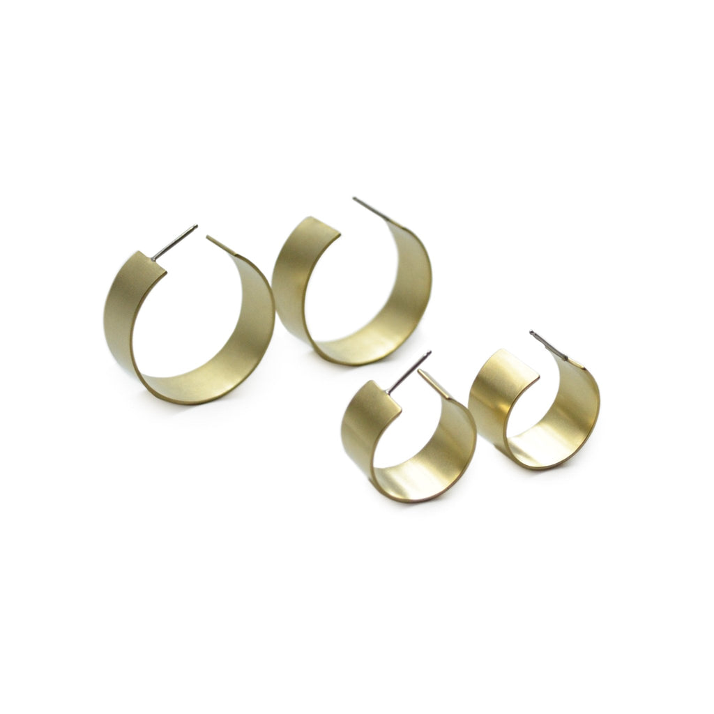 Natalie Joy Wide Circle Hoops (Small or Large) - Victoire BoutiqueNatalie JoyEarrings Ottawa Boutique Shopping Clothing