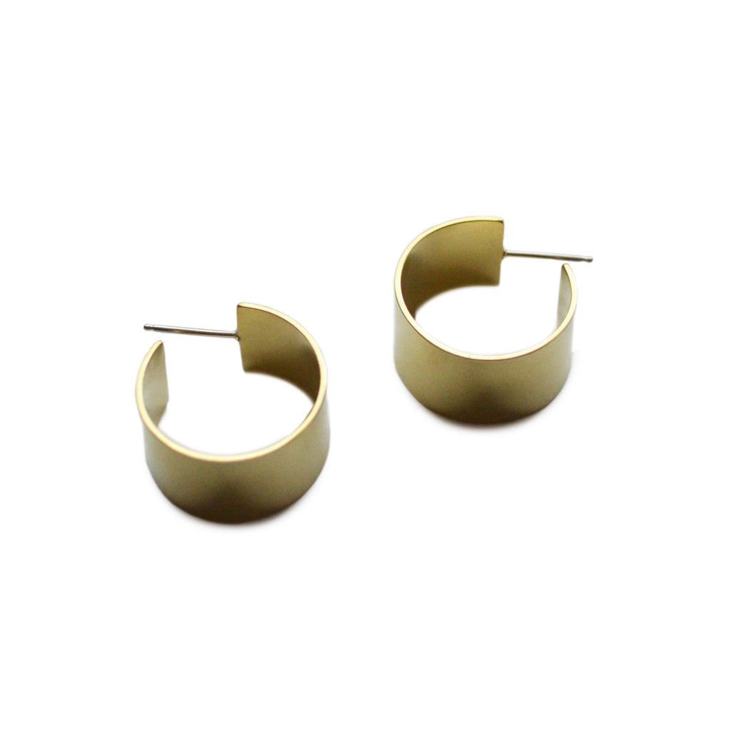 Natalie Joy Wide Circle Hoops (Small or Large) - Victoire BoutiqueNatalie JoyEarrings Ottawa Boutique Shopping Clothing