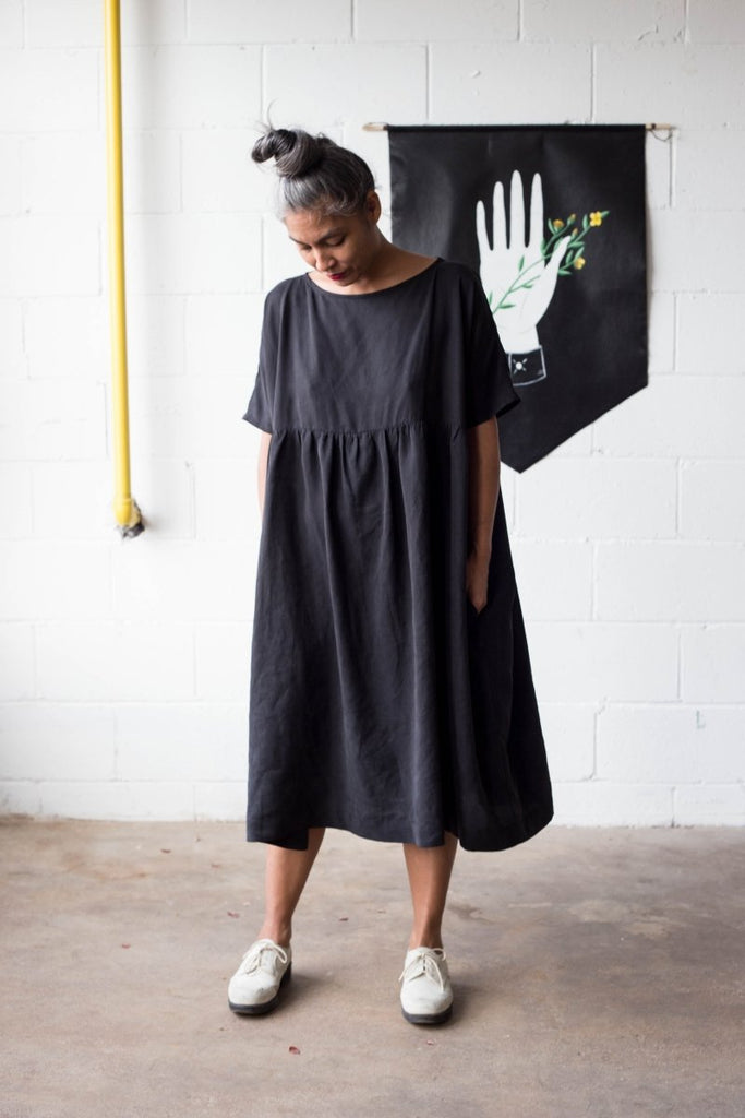Noemiah Cecilia Dress (Black Tencel) - Victoire BoutiqueNoemiahDresses Ottawa Boutique Shopping Clothing