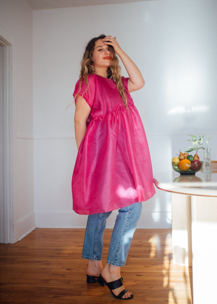Noémiah Tulip Dress (Fuchsia) - Victoire BoutiqueNoemiahDresses Ottawa Boutique Shopping Clothing