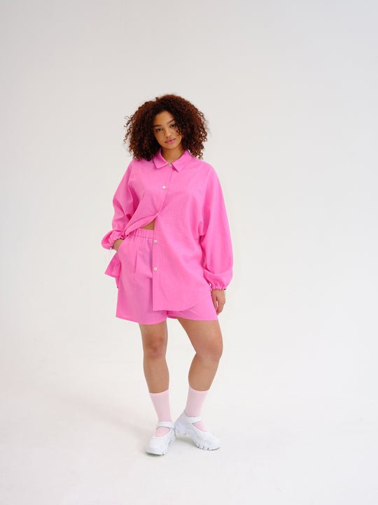 Odeyalo Chifa Shirt (Pink) - Victoire BoutiqueOdeyaloTops Ottawa Boutique Shopping Clothing