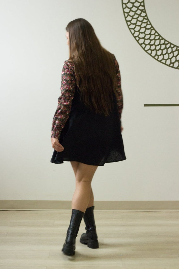 Odeyalo Nili Dress (Black Linen) - Victoire BoutiqueOdeyaloDresses Ottawa Boutique Shopping Clothing