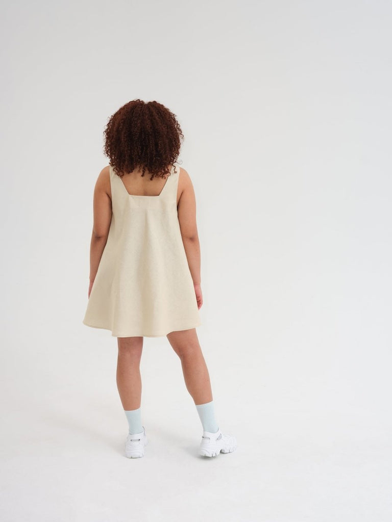 Odeyalo Nili Dress (Natural Linen) - Victoire BoutiqueOdeyaloDresses Ottawa Boutique Shopping Clothing